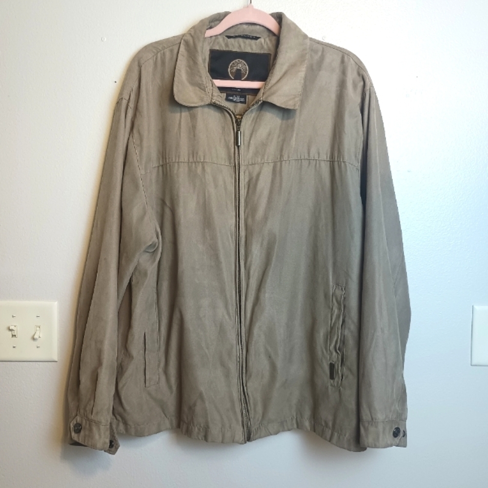 WEATHERPROOF Men's Faux Suede Coat Jacket XL